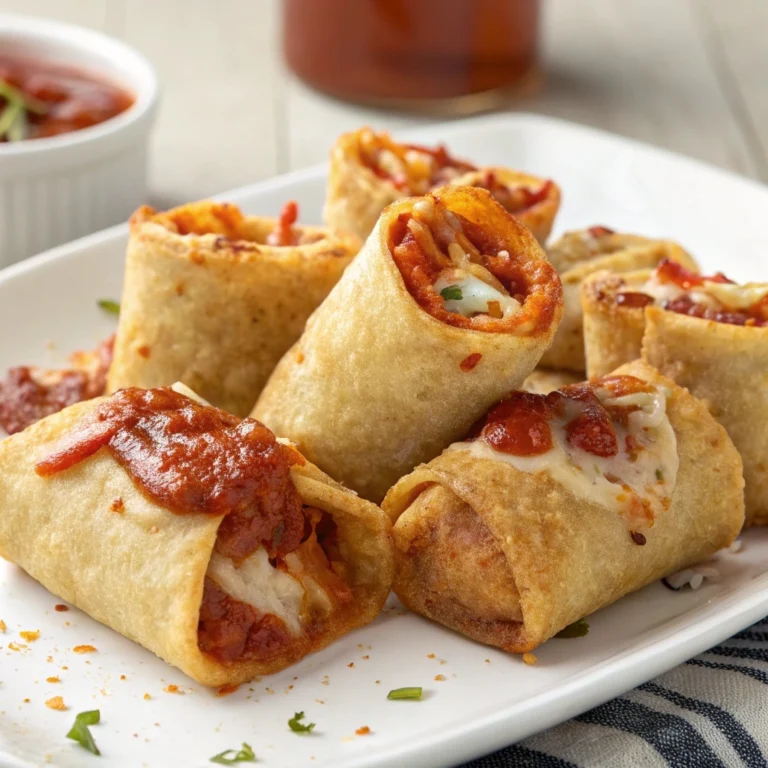 Doritos Pizza Rolls on a plate