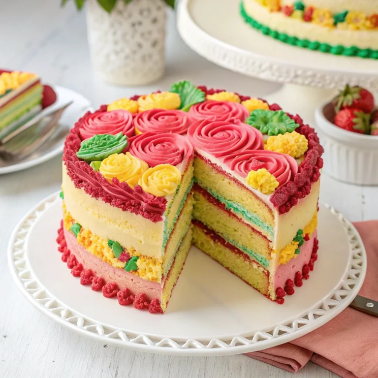 Nanalan Cake display: A colorful display of various Nanalan Cakes