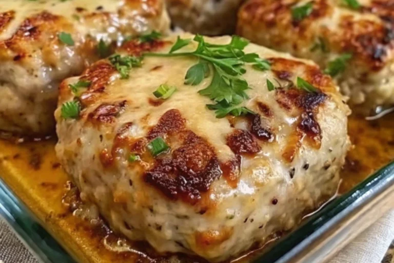 Garlic Parmesan Chicken Meatloaf