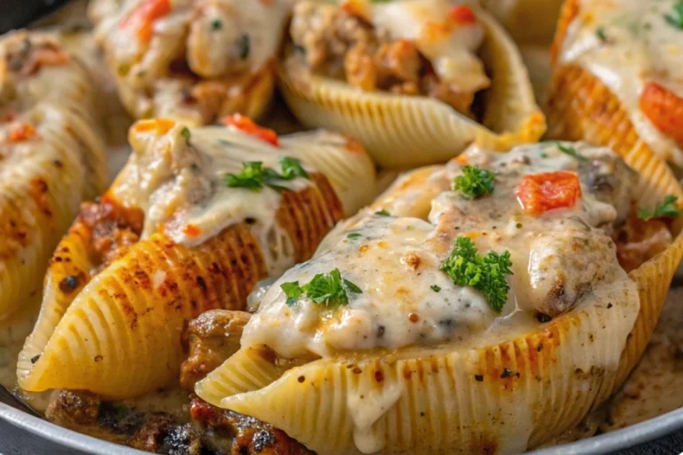 Creamy Cajun Chicken Stuffed Shells