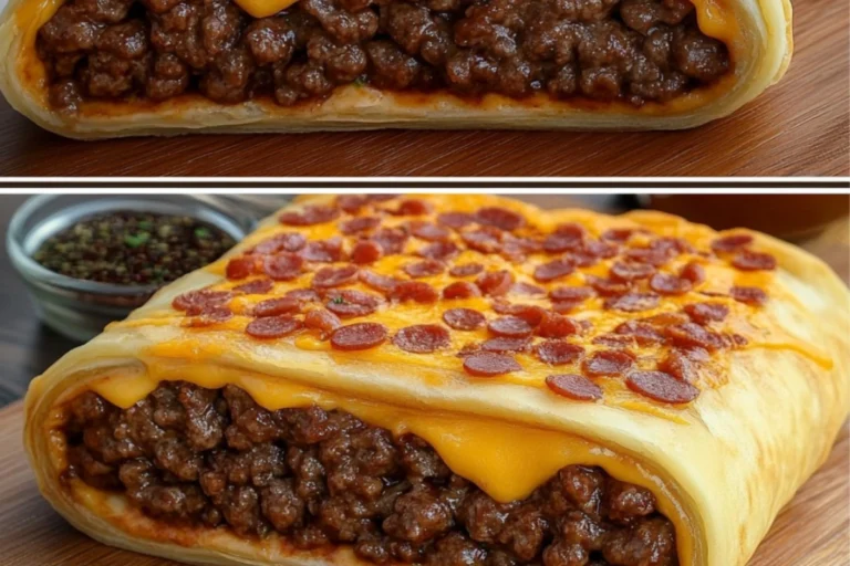 Garlic Butter Beef Cheeseburger Rollups
