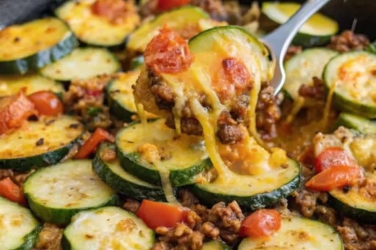 One-Pan Taco Zucchini Skillet