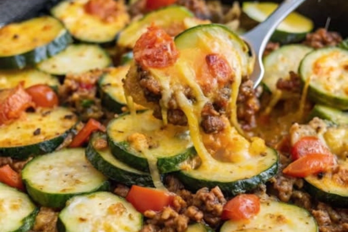 One-Pan Taco Zucchini Skillet