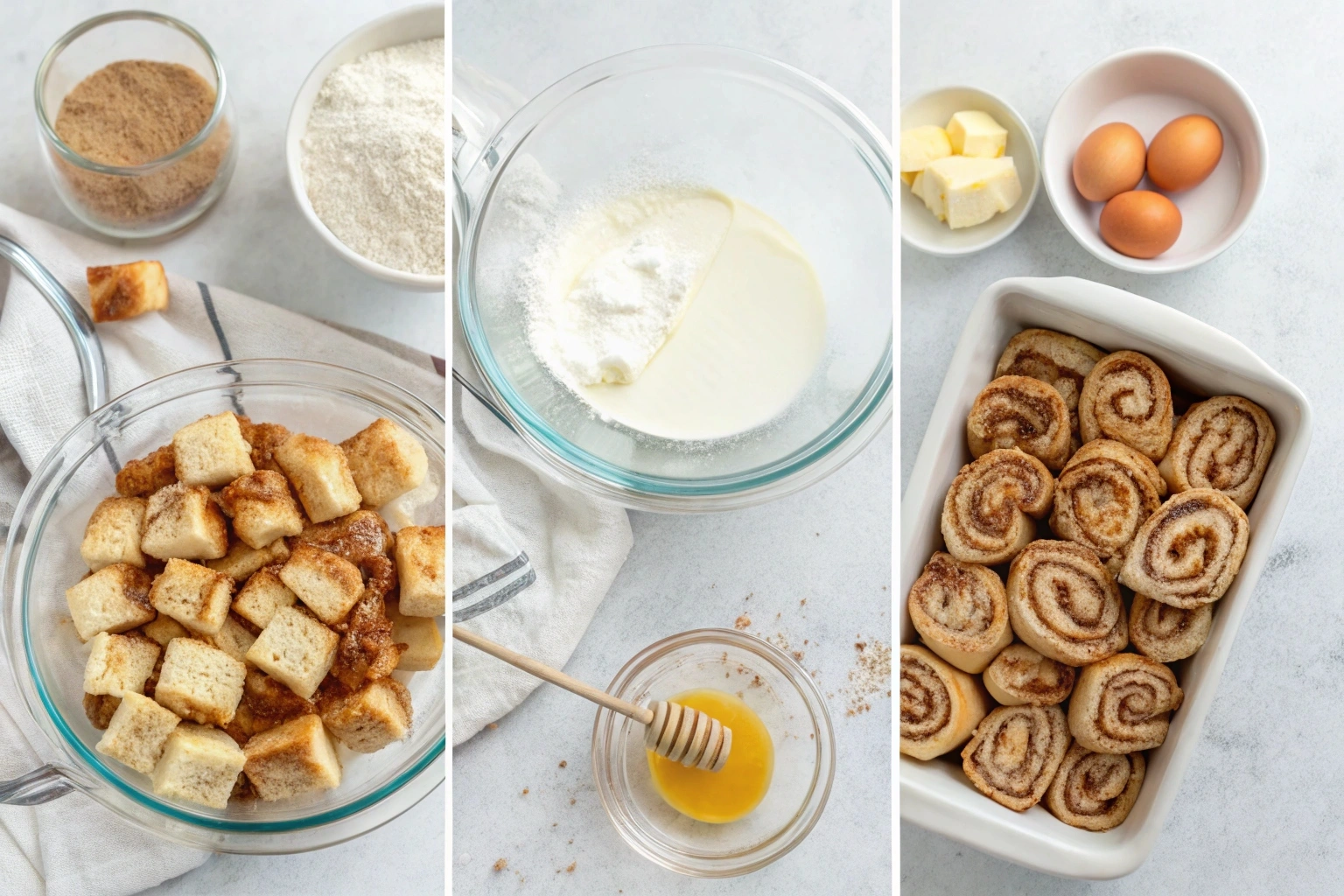 Cinnamon Roll French Toast Bites