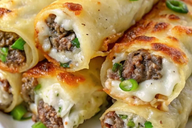 Keto Philly Cheesesteak Roll Ups