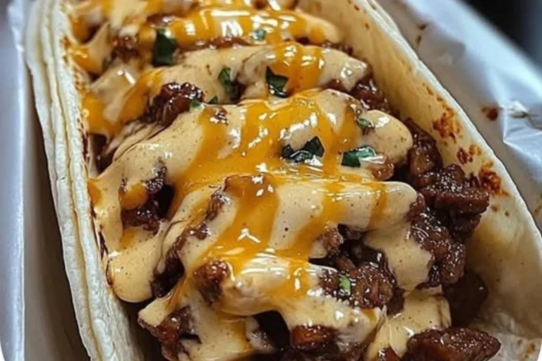 Garlic Butter Honey BBQ Beef Tacos