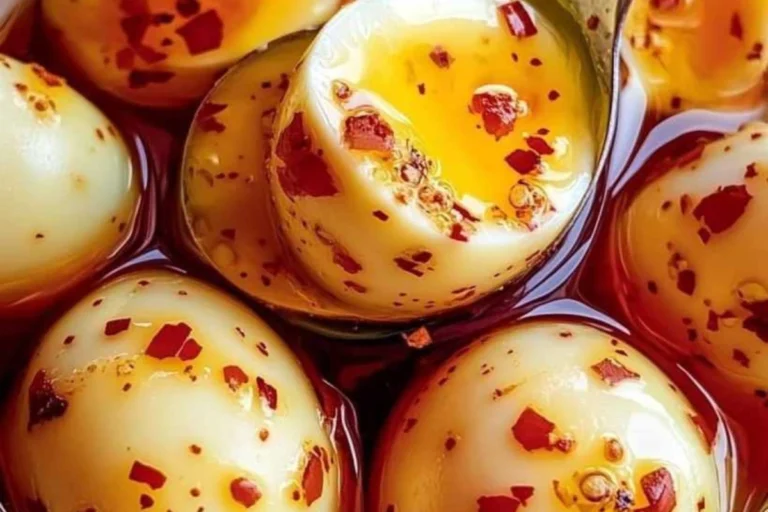 Zesty Spicy Pickled Eggs