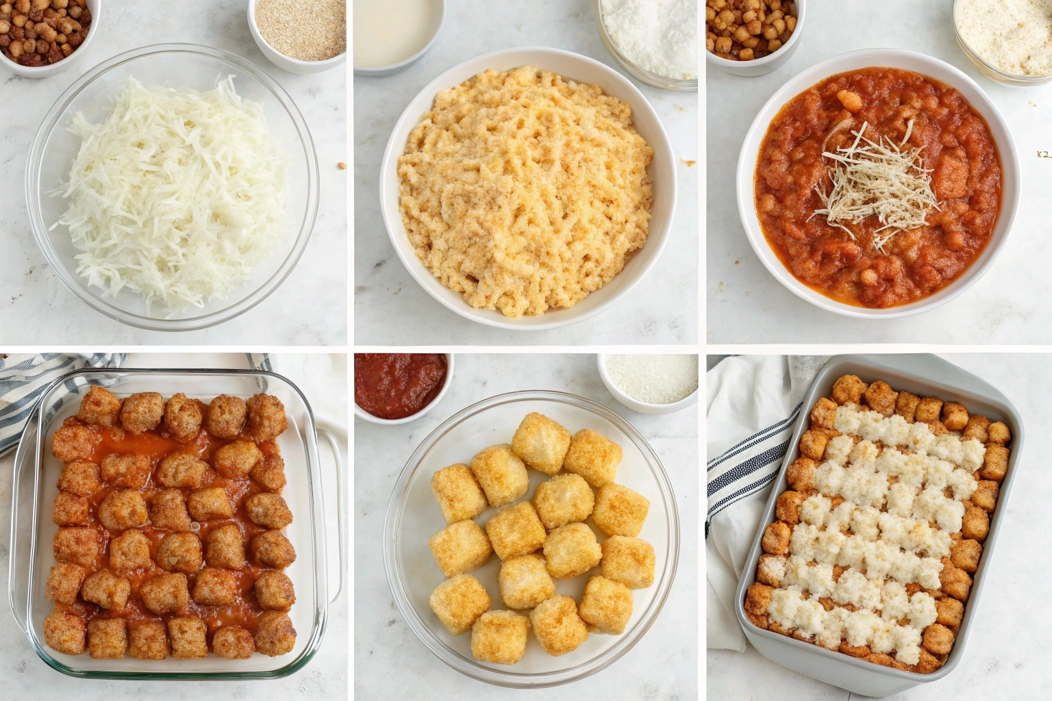 Tater Tot Pizza Casserole