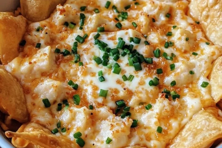 Cheesy Crab Rangoon Dip