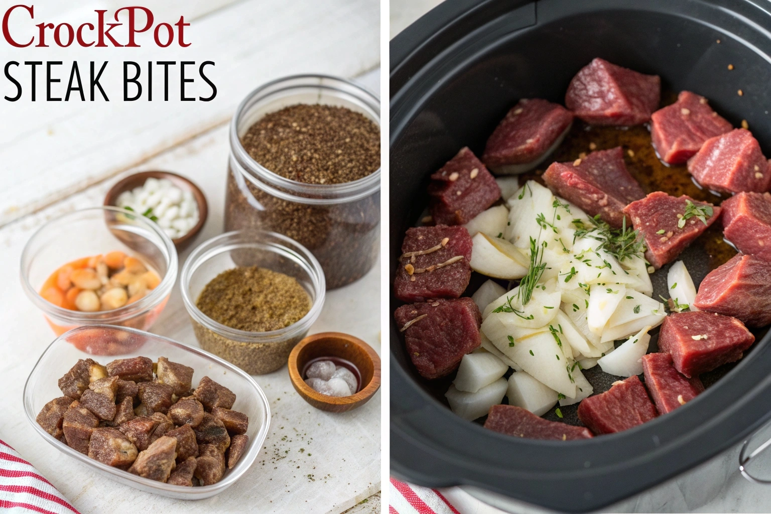 Crockpot Steak Bites