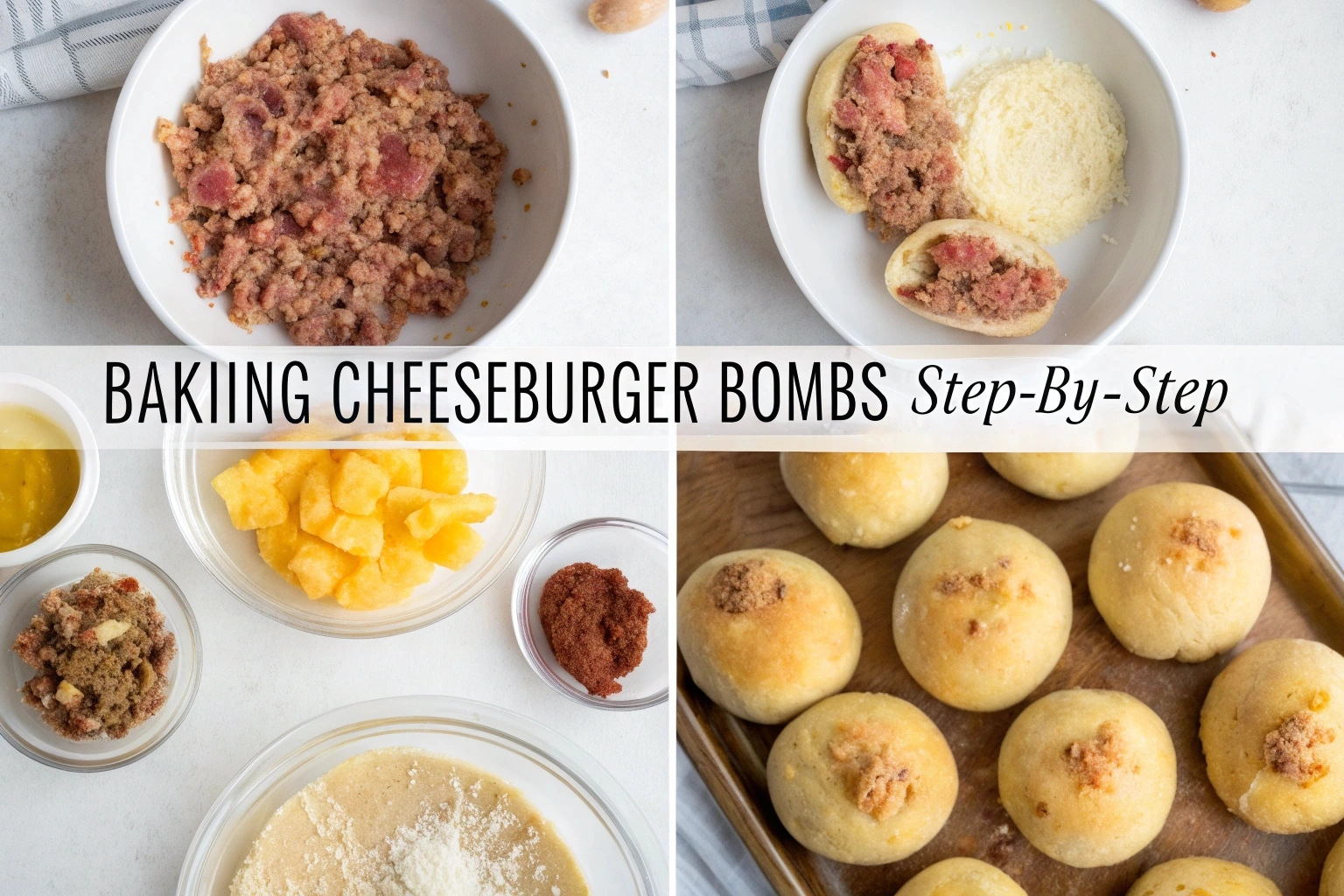Bacon Cheeseburger Bombs