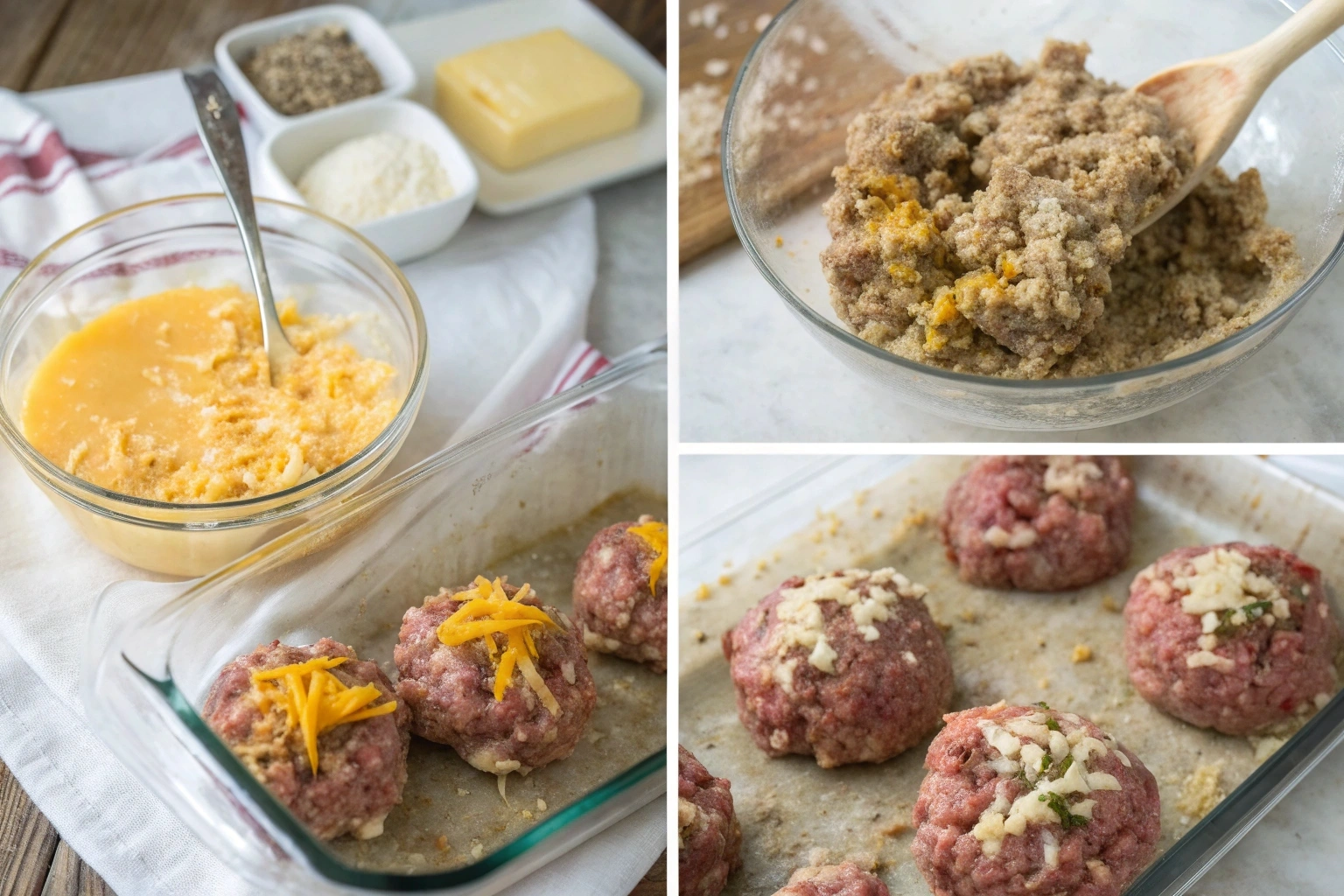 Cheesy Stuffed Meatloaf Bites
