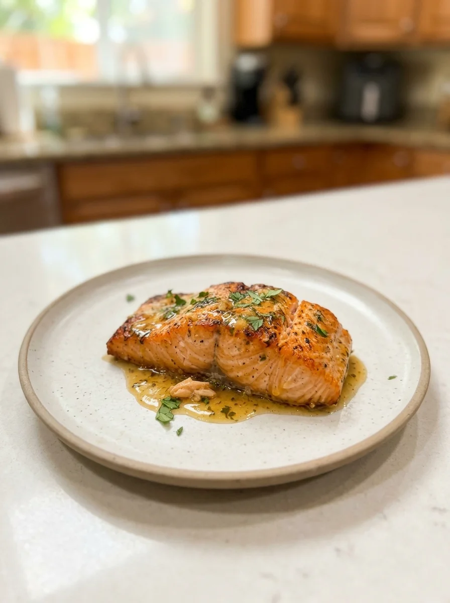 Honey Garlic Butter Salmon with Fresh Herbs